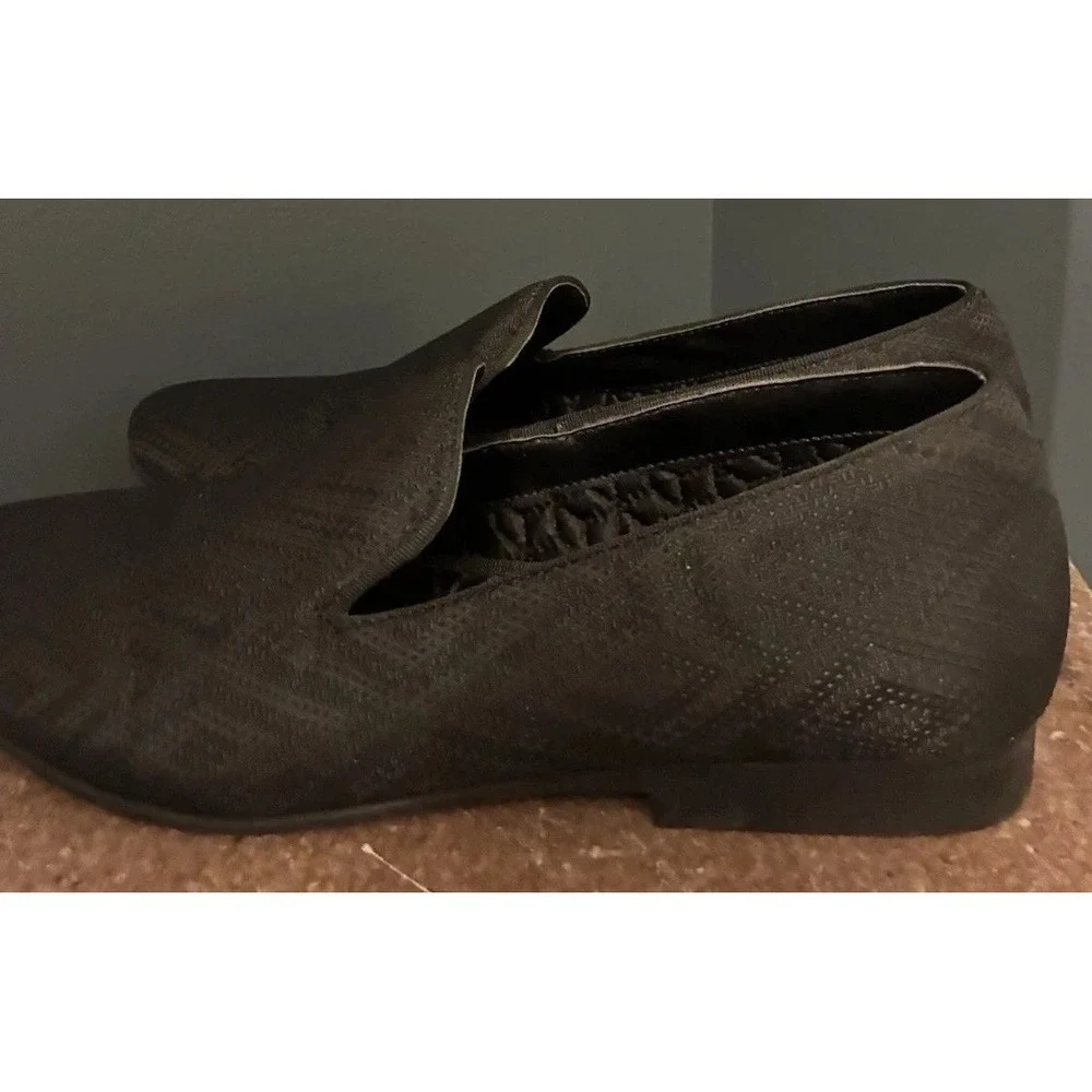 Steve Madden Men's Black Chevron Loafers‎ Size 11